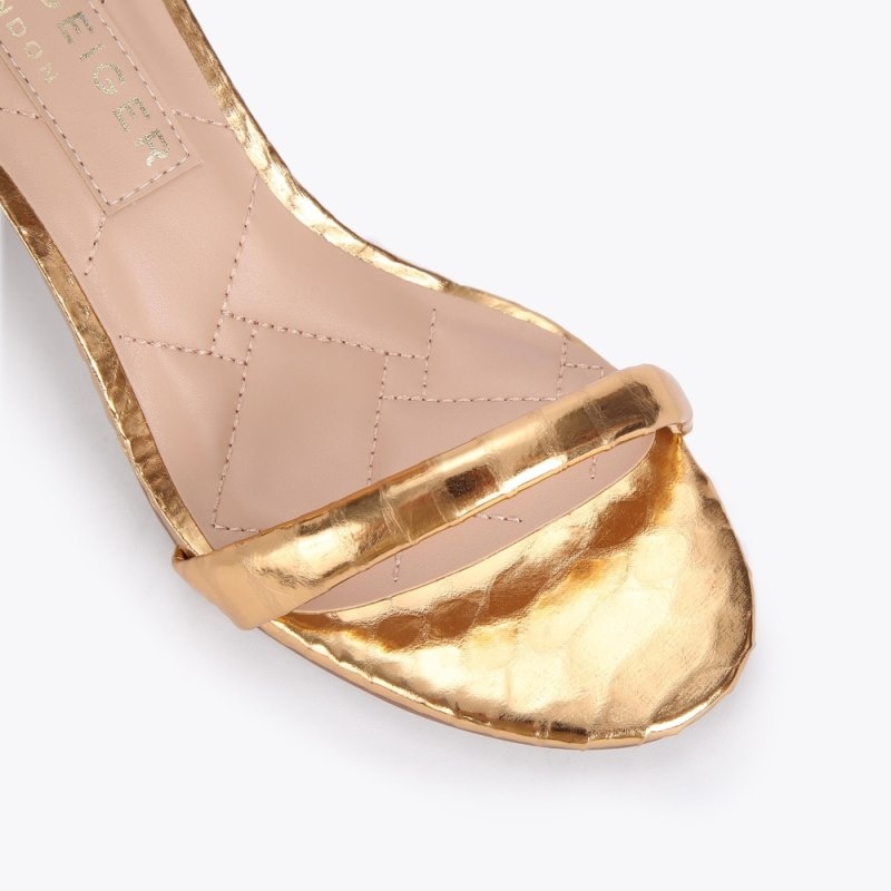 Tacchi Donna Kurt Geiger London Langley Oro Italia | GE40-663