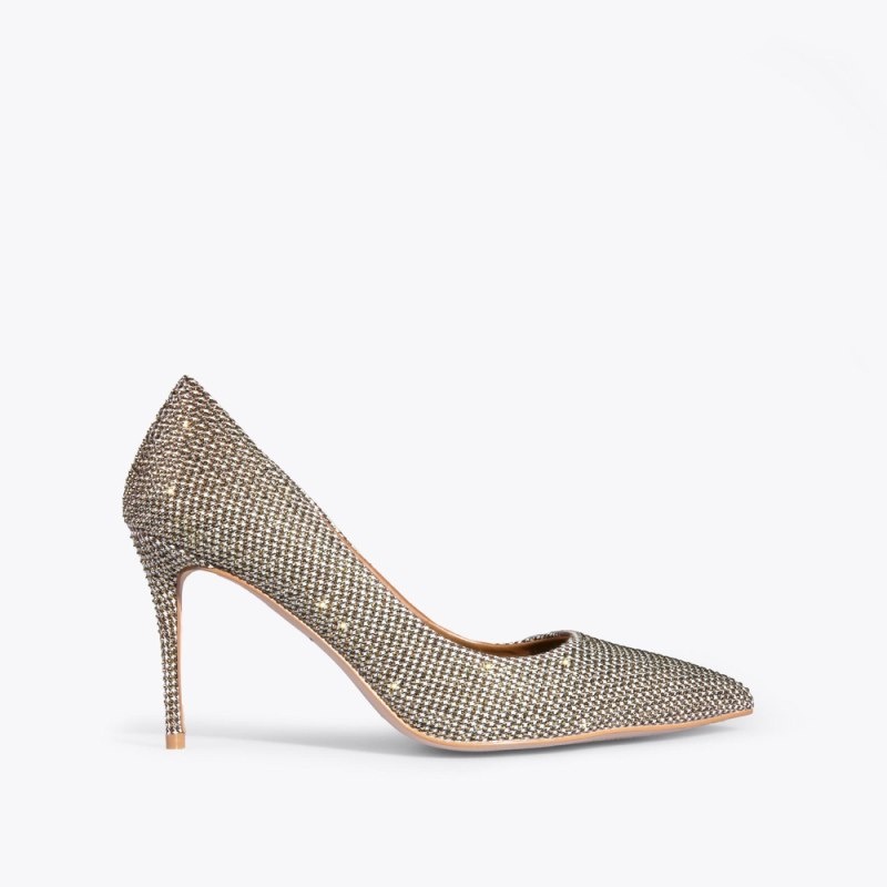 Tacchi Donna Kurt Geiger London Belgravia Court Beige Italia | DA88-748