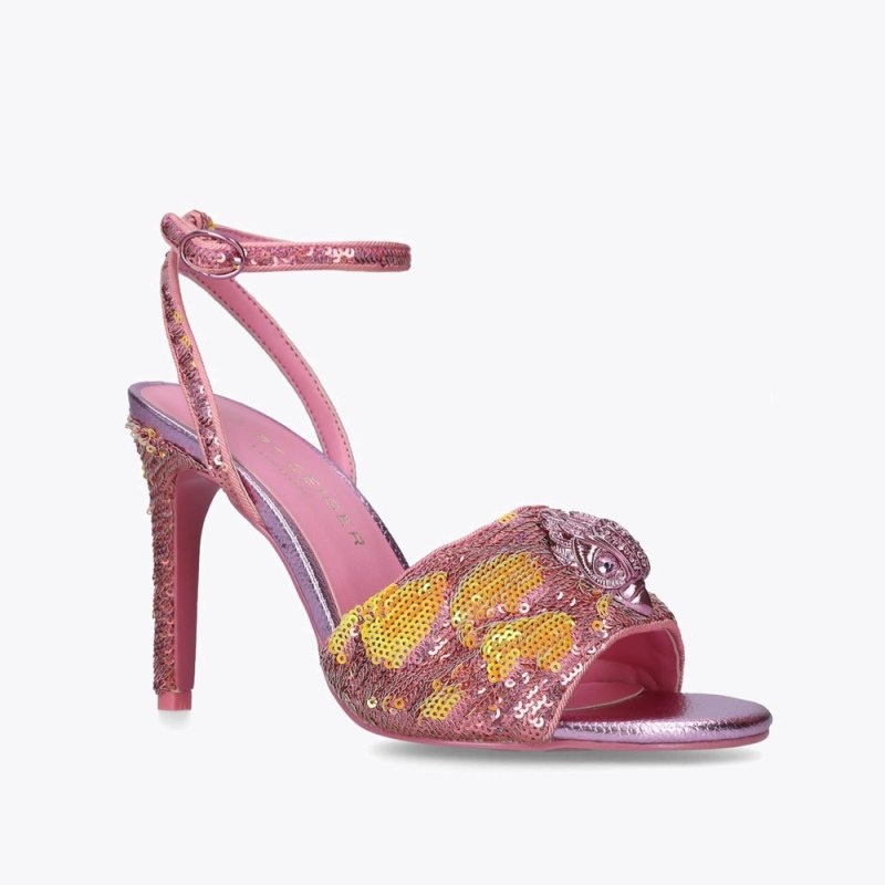 Tacchi Donna Kurt Geiger London Kensington Sandal Rosa Italia | TD21-089