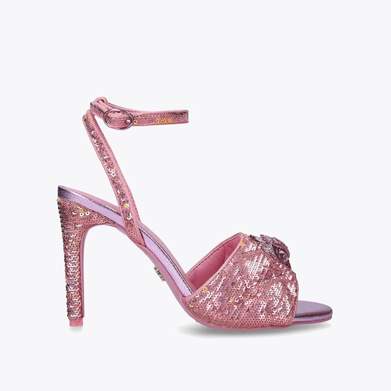 Tacchi Donna Kurt Geiger London Kensington Sandal Rosa Italia | TD21-089