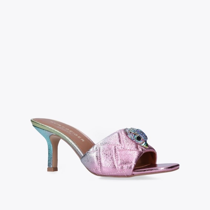 Tacchi Donna Kurt Geiger London Kensington Mule Rosa Italia | SI55-636